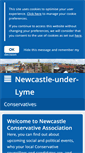 Mobile Screenshot of newcastleconservatives.co.uk